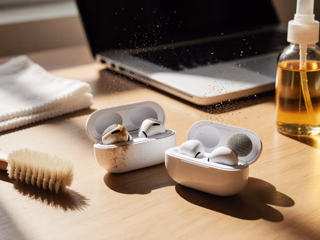 Clean Wireless Earbuds for Better Fit and Clearer Sound